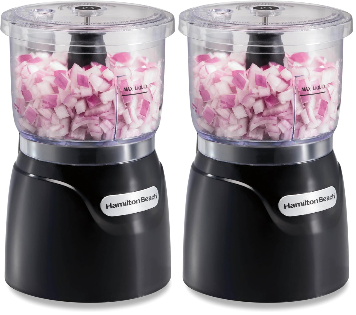 Hamilton Beach Schwarz / 3-Cup (Pack of 2) / Processor Food Processors