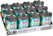 Dole Pineapple Chunks In Syrup, 20 Ounce -- 12 per case.