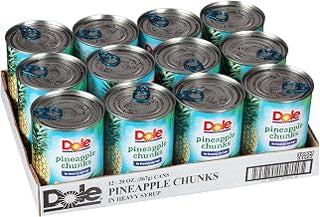 Dole Pineapple Chunks In Syrup, 20 Ounce -- 12 per case.