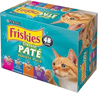 Purina Friskies Classic Pate, Variety Pack (5.5 oz, 48 Count.)