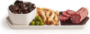 Libbey Urban Story 2-Piece Tray with Wood Insert and Dip Dish Set