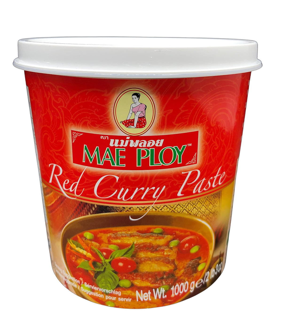 Mae Ploy Original Version / Red Curry Paste / 35.27 Ounce (Pack of 1) Curry Sauce