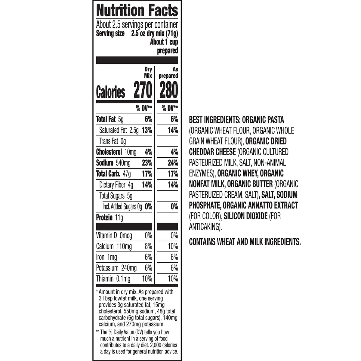 Annie's Homegrown Classic Cheddar / 6 Ounce (Pack of 1) / 1 Macaroni & Cheese