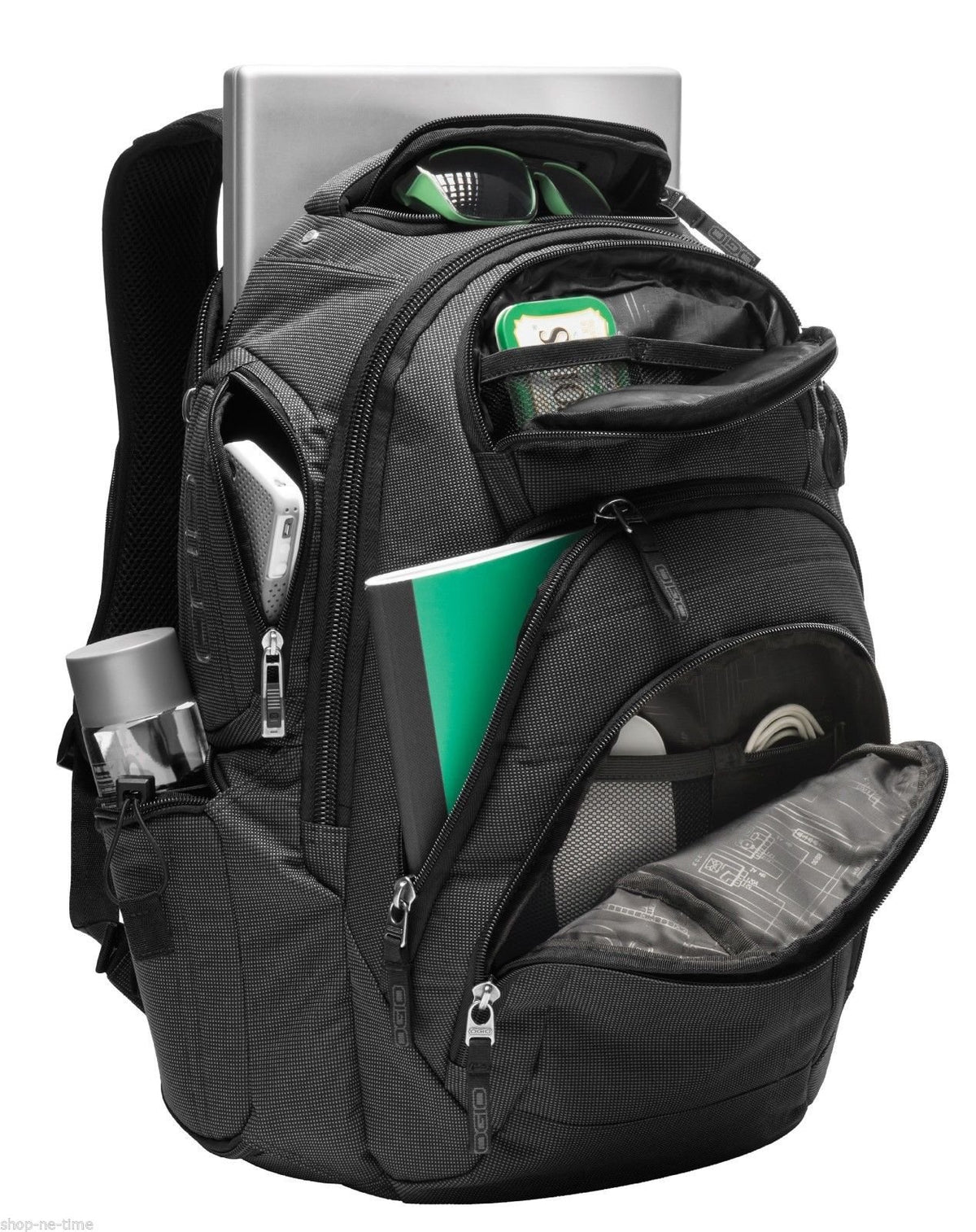 Surge RSS 15" Laptop/MacBook Pro Black Backpack by OGIO – One Size, Neoprene, Black Pindot, Model 411073