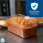 High Heat Food Pan by Carlisle FoodService Products – 1 Count (Pack of 1), 2.8 quarts, Amber, Model 3088113