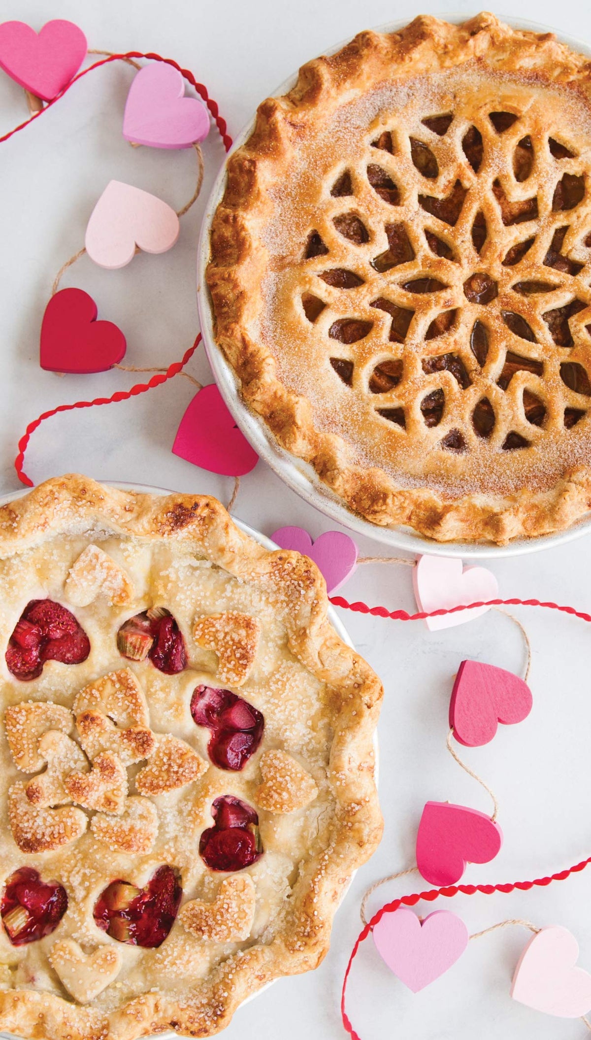Nordic Ware 12 inch (Pack of 4) / Lattice & Hearts Pie Top Cutter / Lattice & Hearts Sculpting & Modeling Tools