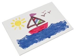 Prang (Formerly Art Street) Fingerpaint Paper, White, 11" x 16", 100 Sheets