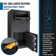 Barska 1.72 Cu Ft / One Size / Black Cabinet Safes