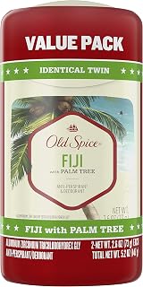 Old Spice Fresher Collection Men's Anti-Perspirant and Deodorant, Fiji Scent - 2.6 Oz Ea, Count 2