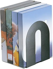 Officemate Heavy Duty Classic Bookends, Pair, Non Skid, Black, 254mm