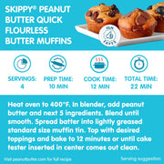 SKIPPY Peanut Butter / 40 Ounce (Pack of 8) / Creamy Peanut Butter