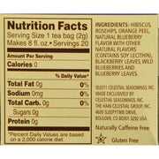 True Blueberry Herbal Tea by Celestial Seasonings – 20 Count, Pack of 20