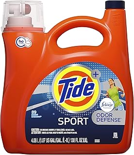 Tide Plus with Febreze Sport Active Fresh Liquid Laundry Detergent 138 Ounce
