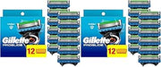 Gillette ProGlide Razor Refills for Men, 12 Razor Blade Refills, (Pack of 2)