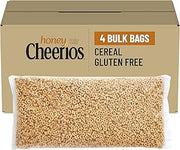 Honey Nut Cheerios Gluten Free Cereal, Bulkpak Foodservice Bags, 4 Ct