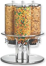 Tablecraft Products 693 Rotating Cereal Disp, Stnless, Polycarbonate Rsrvr