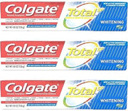 Colgate Total Whitening Toothpaste Gel, 4.8 oz. (Pack of 3)
