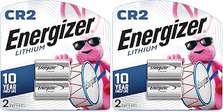 Energizer Lithium CR2 Batteries, Long Lasting Lithium CR2 Batteries Perfect for Tech Devices, 4 Count