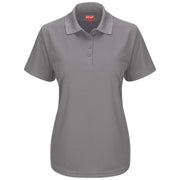 Red Kap Medium / Grey / Short Sleeve Performance Knit® Pocketless Core Polo Polos