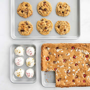 3-Piece Nonstick Baking Sheet Set Silver Color (Half Sheet by Nordic Ware – 3 sizes, Aluminum, Silver, Model 36985