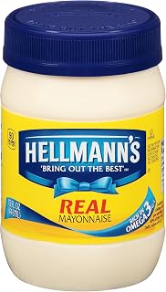 HELLMANN'S Mayonnaise, Made With Cage Free Eggs, 15 Fluid Ounces (Pack Of 12)