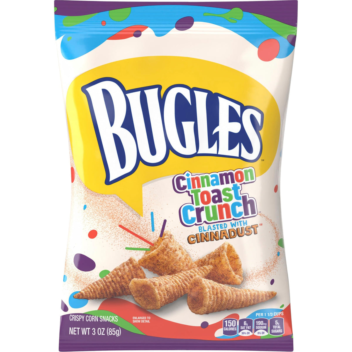 Bugles Cinnamon Toast Crunch / 25.8 Ounce (Pack of 6) / 1 Corn