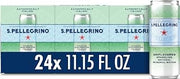 S.Pellegrino Sparkling Natural Mineral Water, Unflavored, 11.15 Fl. Oz (Pack of 24)