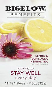 Bigelow Tea Lemon Echinacea, 18 ct, 3 Pack