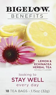 Bigelow Tea Lemon Echinacea, 18 ct, 3 Pack