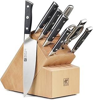 ZWILLING Spectrum 10-Piece Knife Block Set | Forged & Made in Germany, Elegant Micarta Handles