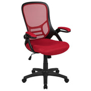 Flash Furniture Red / Set of 1 / Contemporary Home Office Desk Chairs