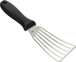PADERNO World Cuisine stainless steel slotted spatula, 3" width