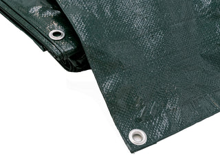 15 Ft. x 15 Ft. Forest Green Tarp - 4.5 Oz. by HARPSTER TARPS – 15 Ft. x 15 Ft., Aluminum, Green, Model G15x15