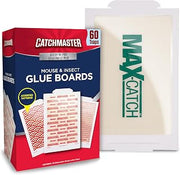 Catchmaster Pro Strength Mouse & Insect Glue Board Set, 60pk & 36-pk, Mouse Traps Indoor for Home, Pet Safe Pest Control