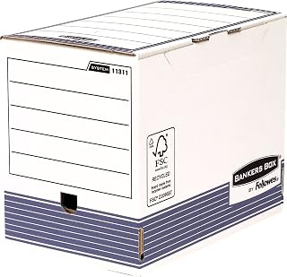 Bankers Box 1130902 A4 Archive Box, Pack of 10, 100 mm 200 mm, A4