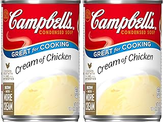 Campbell's Condensed Cream of Chicken Soup, 10.5 oz. Can (Pack of 2)