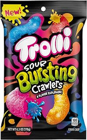 Trolli Sour Bursting Crawlers Gummi Candy, 6.3 Ounce Bag