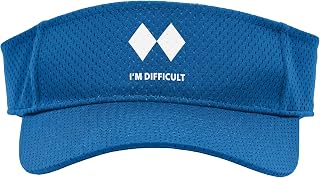 I'm Difficult Double Black Diamond Ski Snowboard Sport Sun Visor