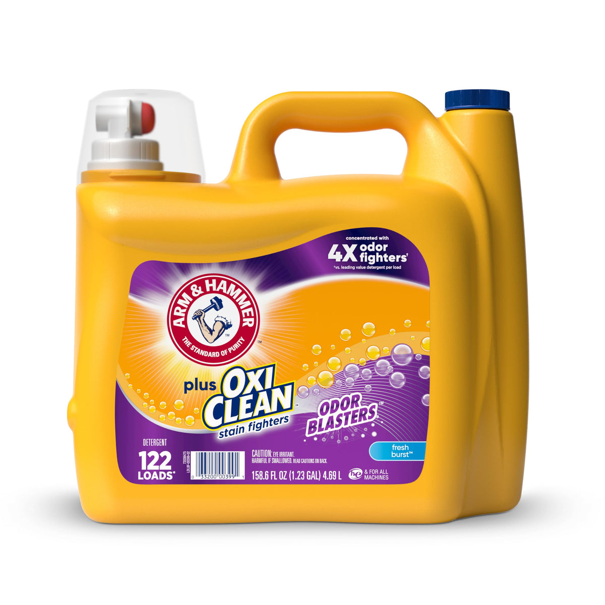 ARM & HAMMER Fresh Burst / 158.6 Fl Oz (Pack of 1) / 1 Liquid Detergent