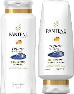 Pantene Pro-V Haircare - Repair & Protect - Dreamcare Shampoo (20.1 FL OZ) & Conditioner (17.7 FL OZ) Set - One Set