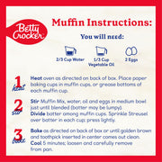 Cinnamon Streusel Muffin & Quick Bread Mix by Betty Crocker – 13.9 Ounce (Pack of 12), Pack of 12