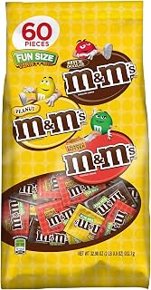 M&M's Fun Size Chocolate Candy Variety Mix 32.9-Ounce Bag 60 Pieces