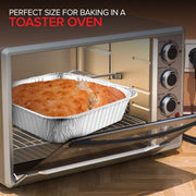 Stock Your Home 10 Pack / Silver / Pans Disposable Cookware