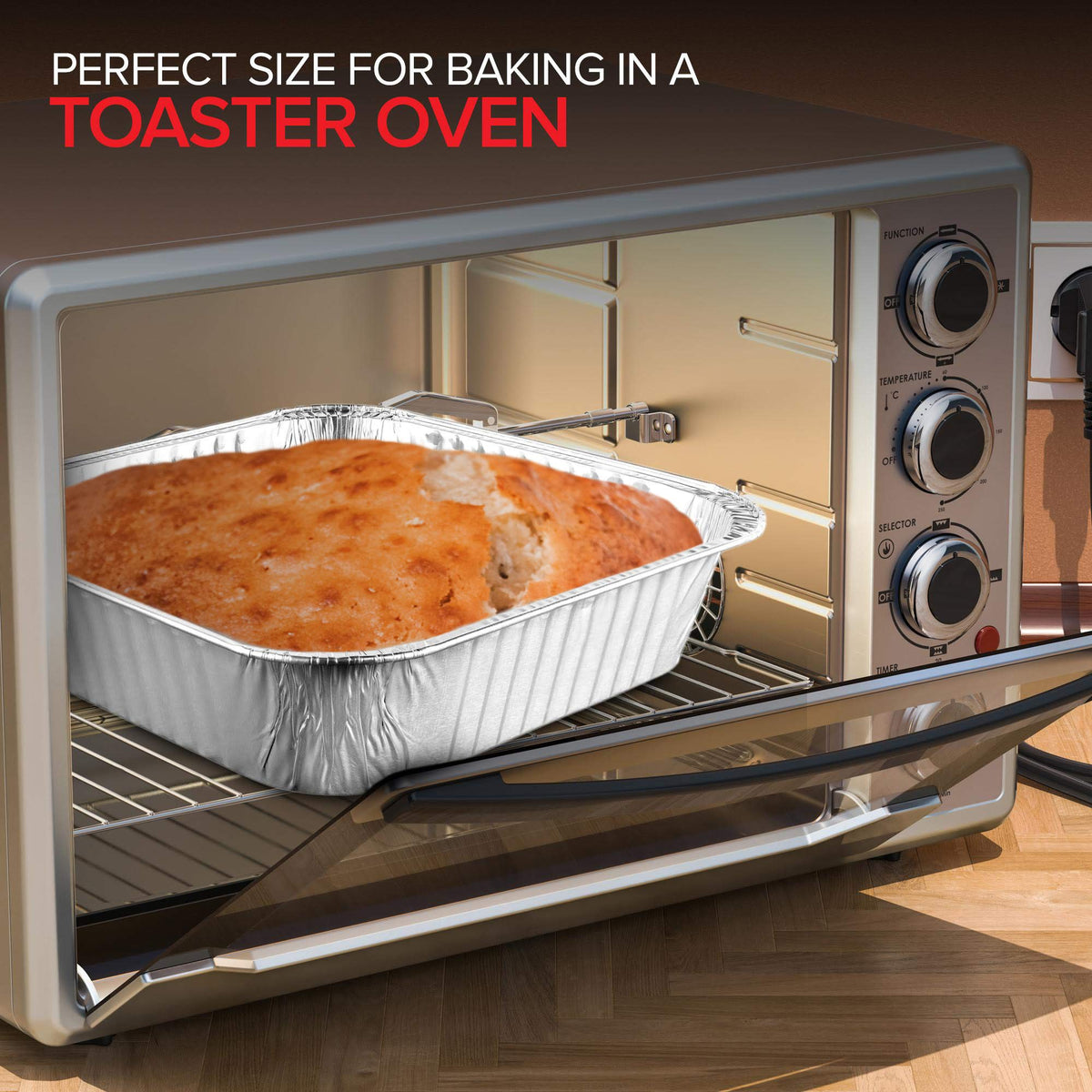 Stock Your Home 20 Pack / Silver / Pans Disposable Cookware