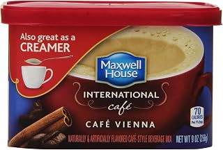 MAXWELL HOUSE International Coffee Cafe Vienna, 9-Ounce Cans (Pack of 4)