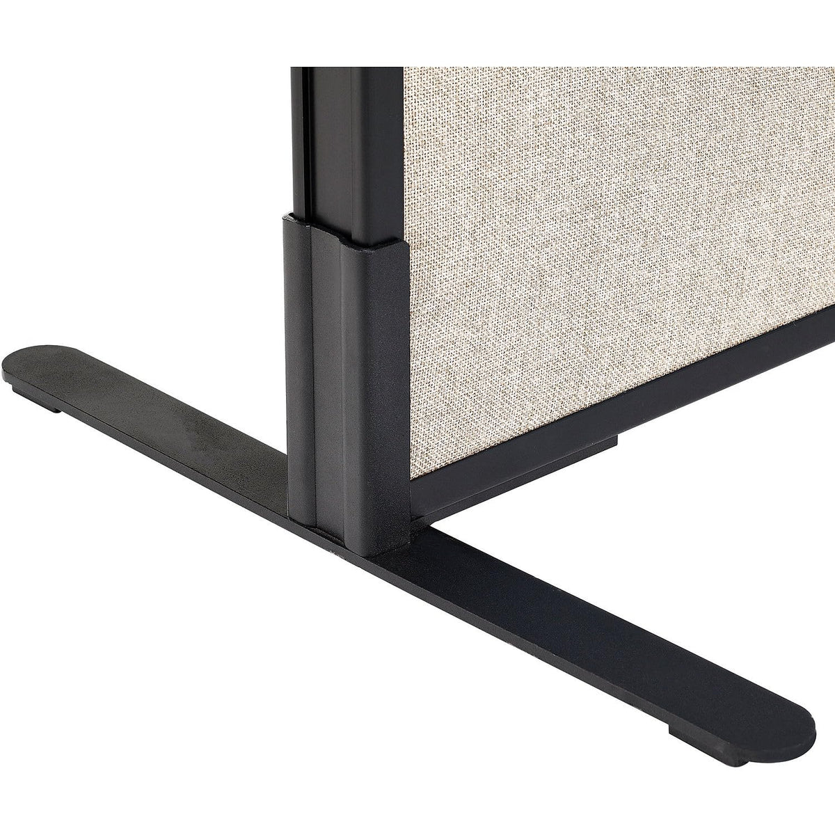Freestanding Office Partition Panel by Global Industrial – Steel & Fabric, Tan, Model 238638FTN