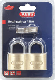 ABUS 40 mm / Set of 4 / 4er Set Keyed Padlocks