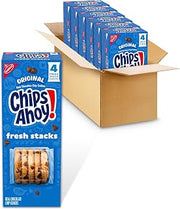 Chips Ahoy! Fresh Stacks Chocolate Chip Cookies, 24 Multi Snack Packs | Original, Bulk Travel Snacks, Individually Wrapped, Real Chocolate Chip Cookies, Certified Kosher