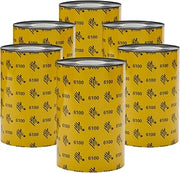 Zebra Technologies Zebra 6100 Wax/Resin Ribbon | 4.33" x 1476' | 1" Core, 6/Pack