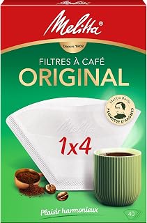 Melitta Original 40 Filters 1 x 4, White